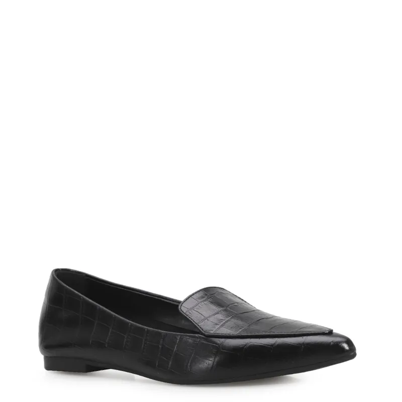 Sapatilha Slipper Croco Preto