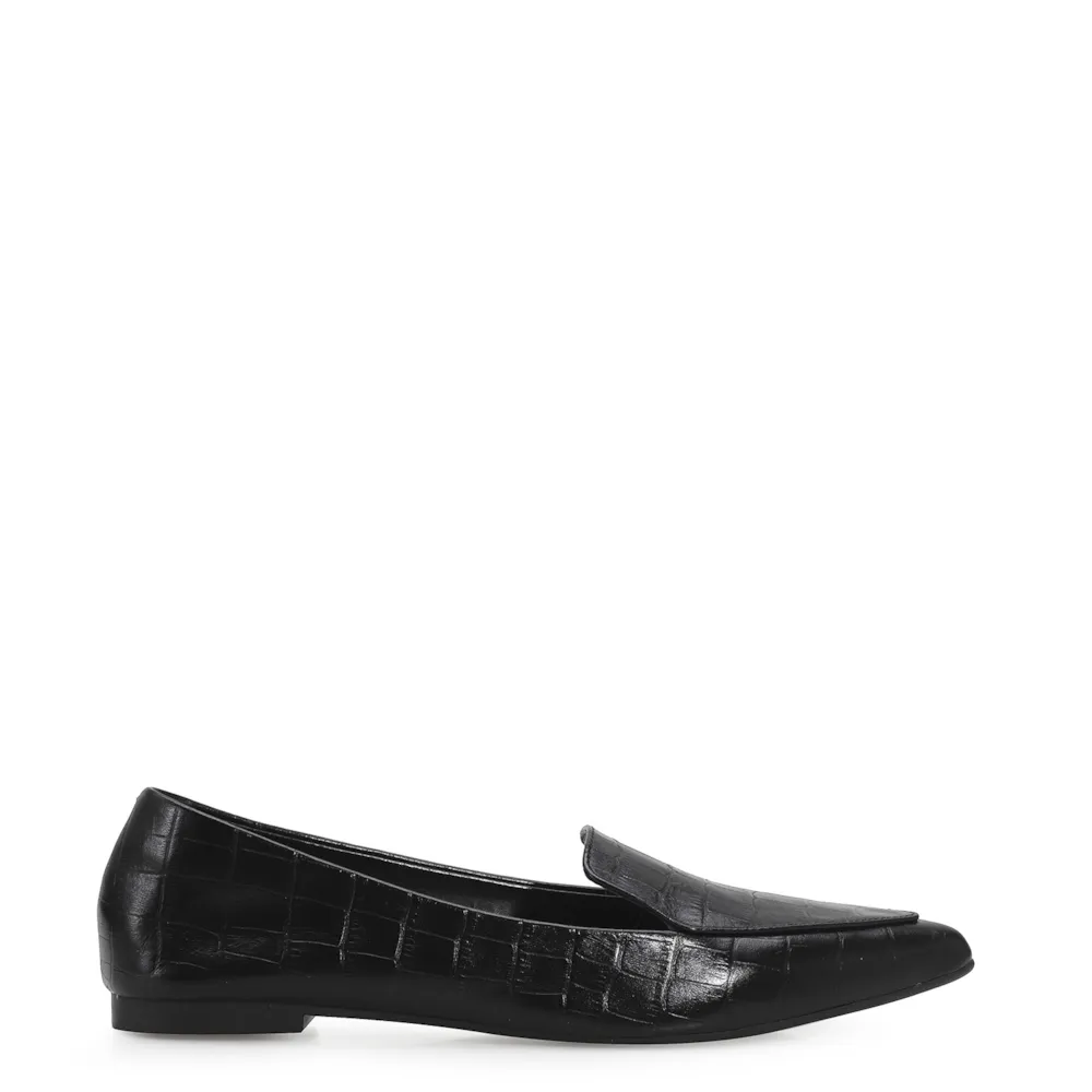 Sapatilha Slipper Croco Preto - imagem 2