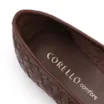 Sapatilha Tressê Marrom Escuro Couro Tressê Fivela - imagem 7