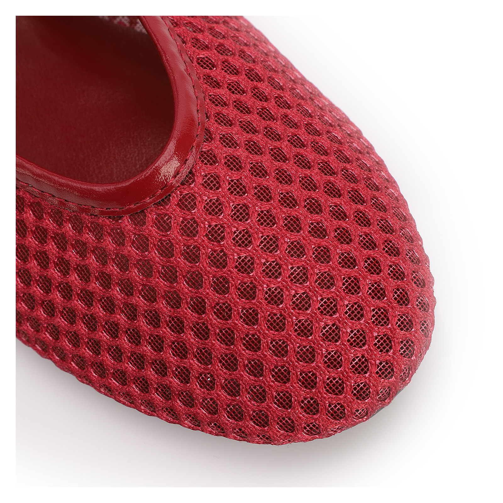 Sapatilha Vermelha Alt Tela Tira Fivela