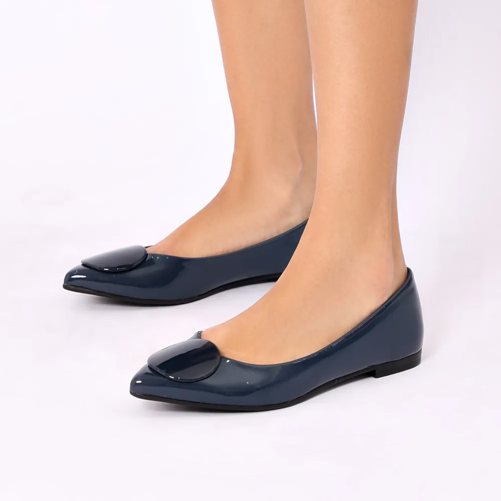Sapatilha Verniz Azul - imagem 2
