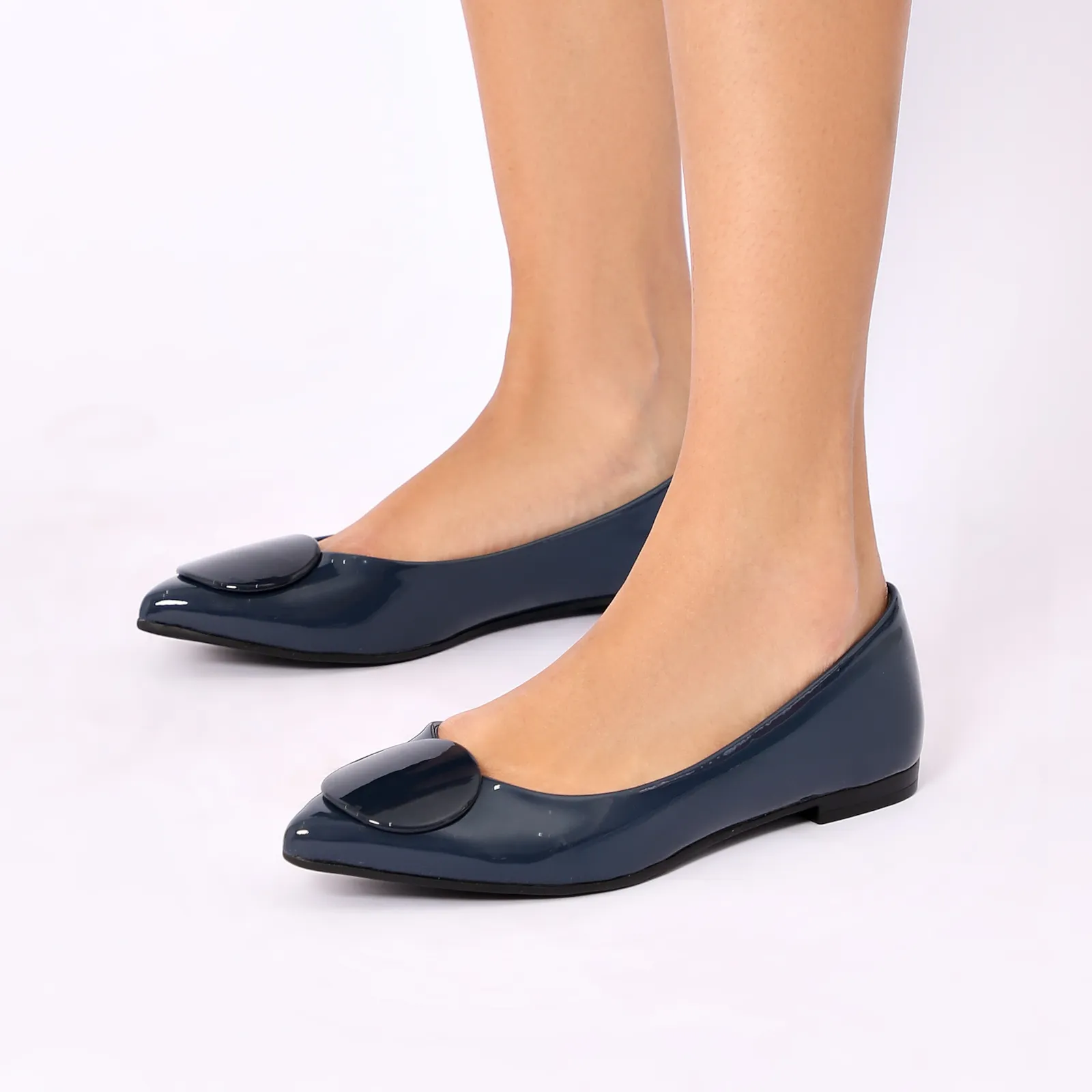 Sapatilha Verniz Azul