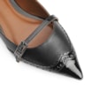 Sapatilha Verniz/Couro Preto - imagem 6