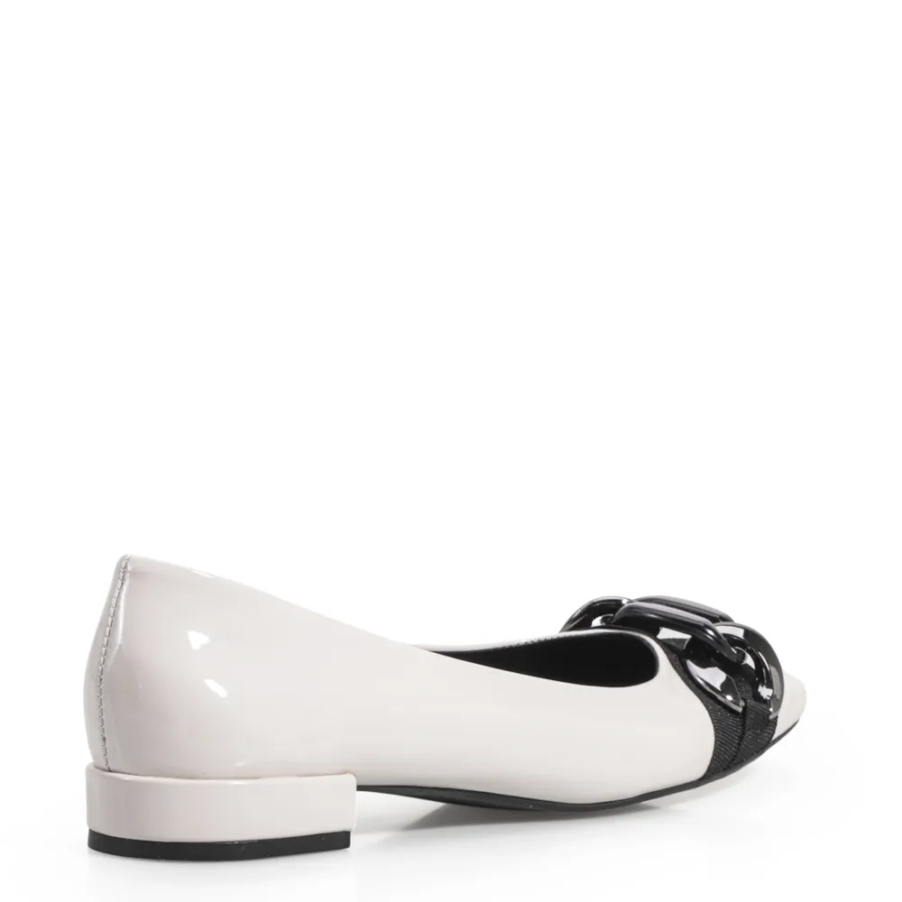 Sapatilha Verniz Off White - imagem 4