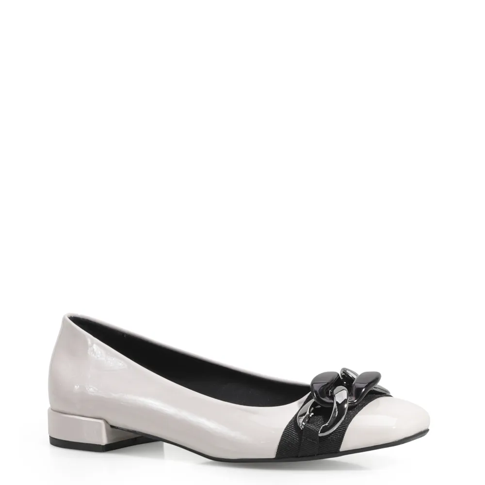 Sapatilha Verniz Off White