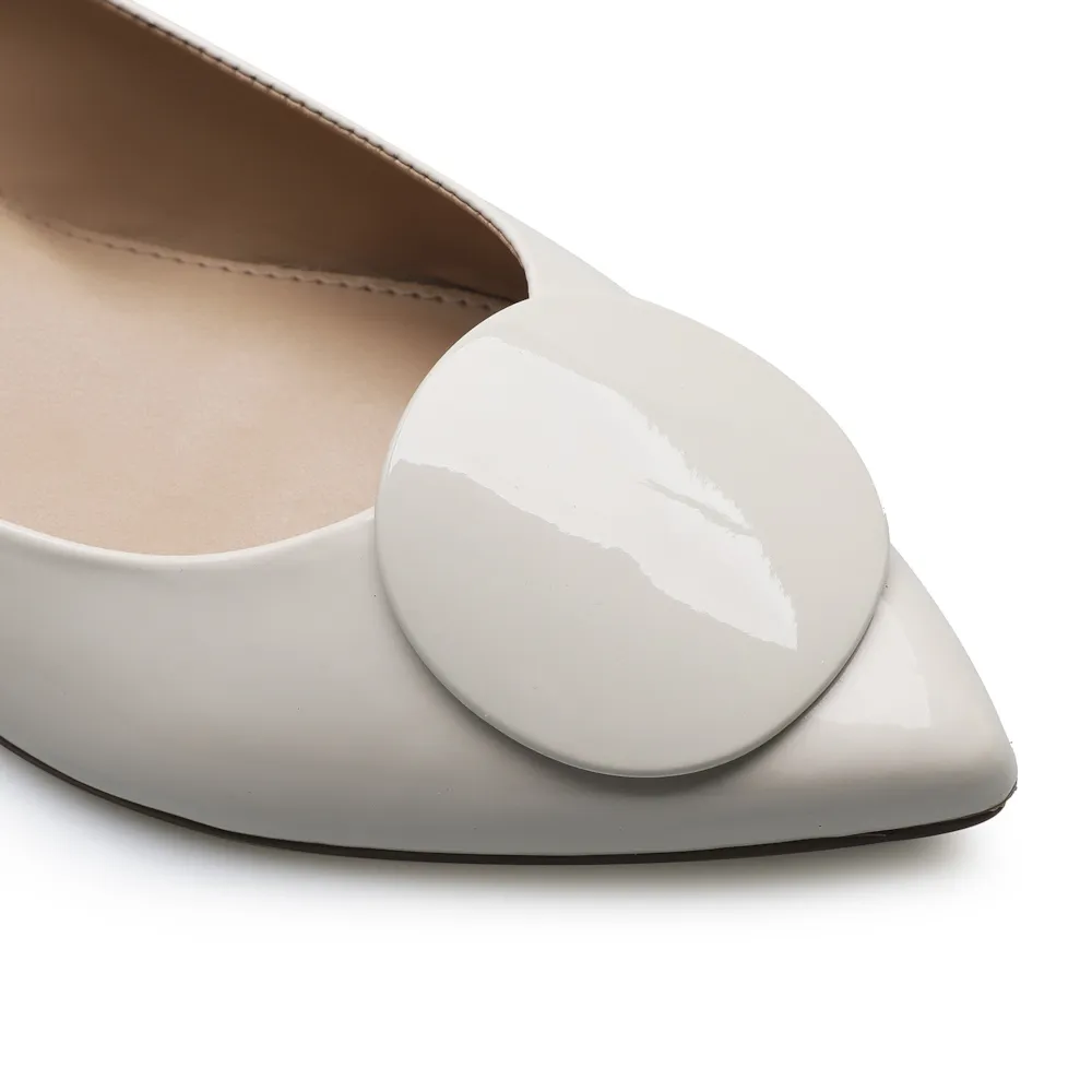 Sapatilha Verniz Off White - imagem 6