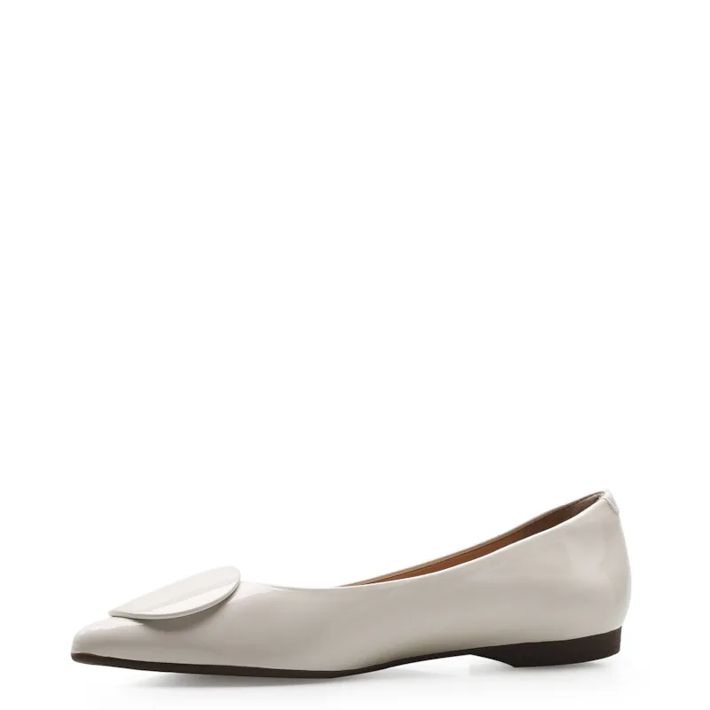 Sapatilha Verniz Off White - foto 4