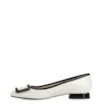 Sapatilha Verniz Off White/Preto - imagem 4