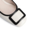 Sapatilha Verniz Off White/Preto - imagem 6