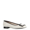 Sapatilha Verniz Off White/Preto - imagem 1