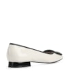 Sapatilha Verniz Off White/Preto - imagem 3