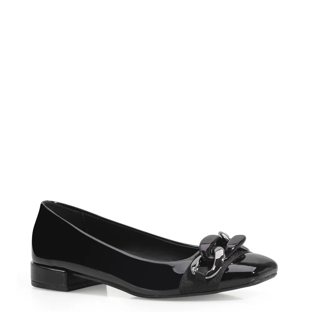 Sapatilha Verniz Preto