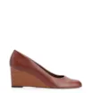 Sapato Anabela Couro Marrom - imagem 2