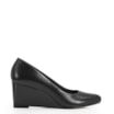 Sapato Anabela Couro Preto - imagem 2