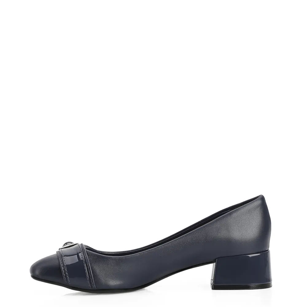Scarpin Alt Azul/Verniz Azul - imagem 4