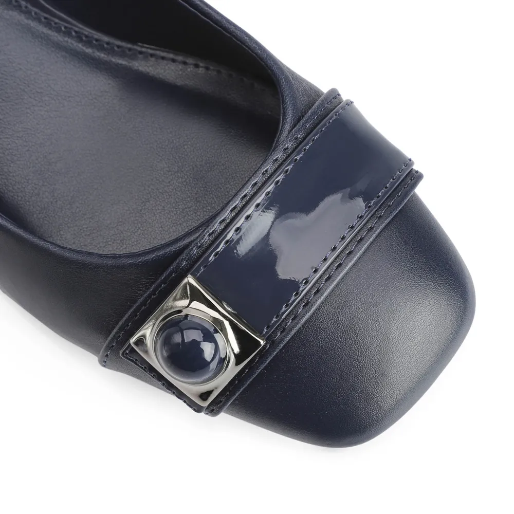 Scarpin Alt Azul/Verniz Azul - imagem 6