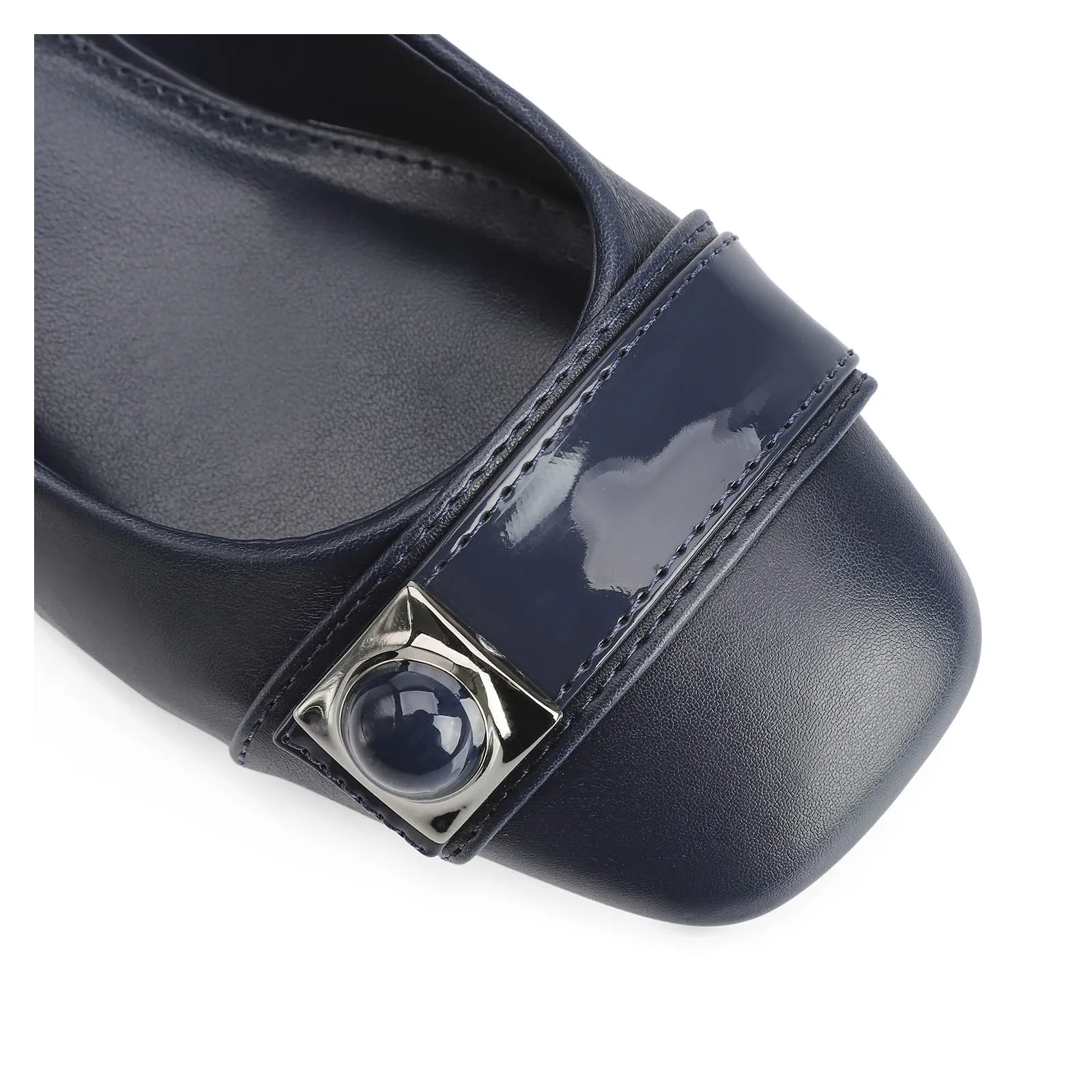 Scarpin Alt Azul/Verniz Azul
