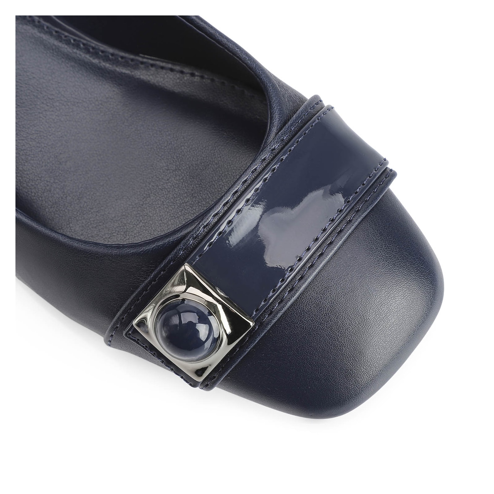 Scarpin Alt Azul/Verniz Azul