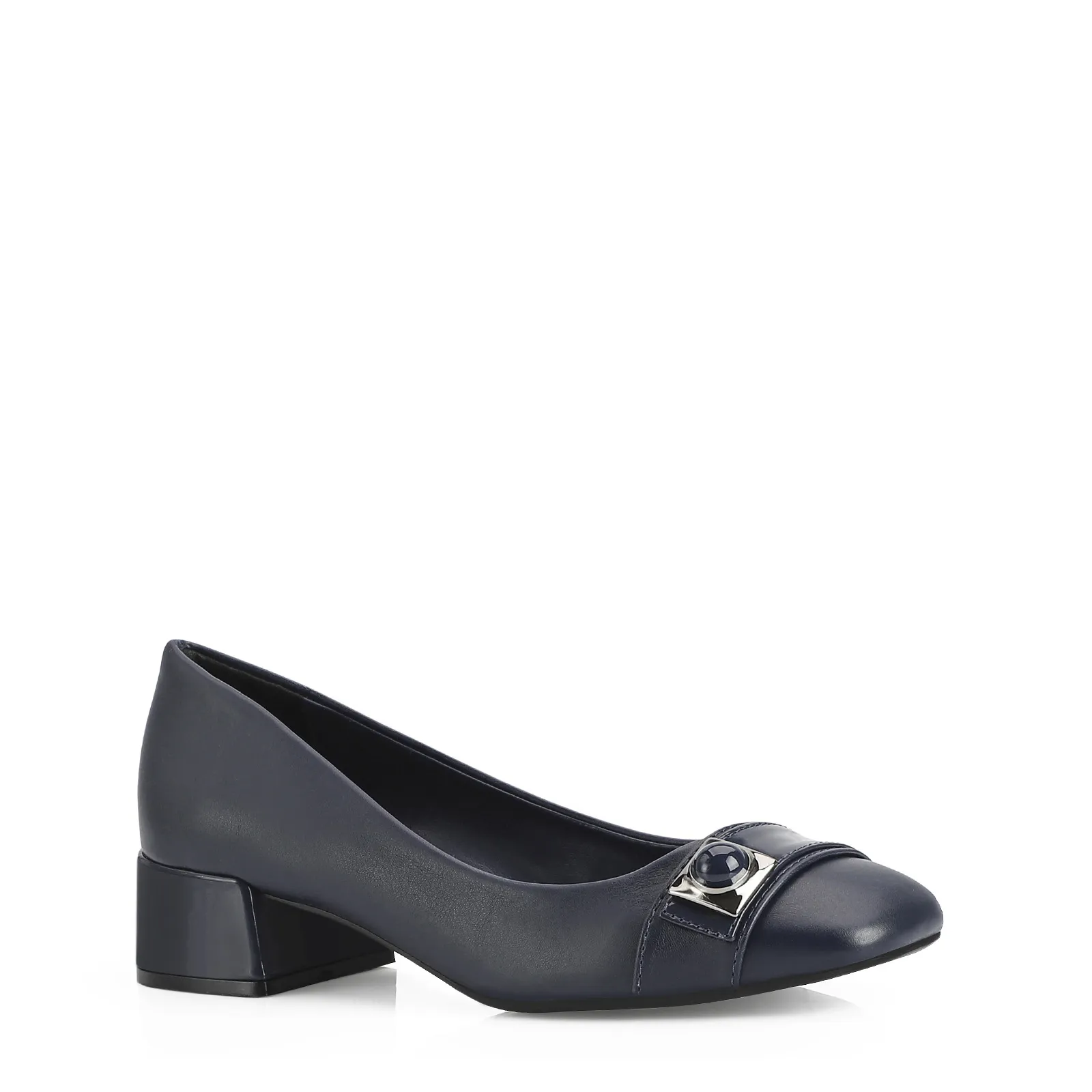 Scarpin Alt Azul/Verniz Azul