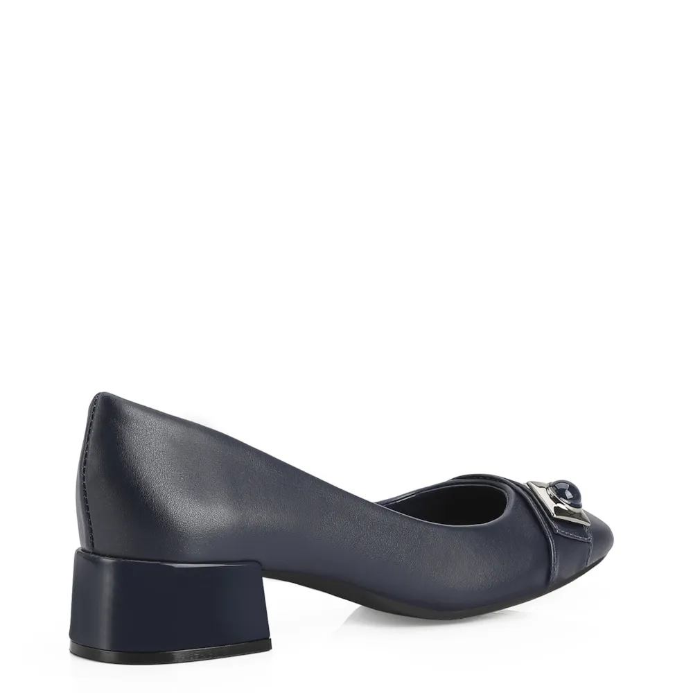 Scarpin Alt Azul/Verniz Azul - imagem 3
