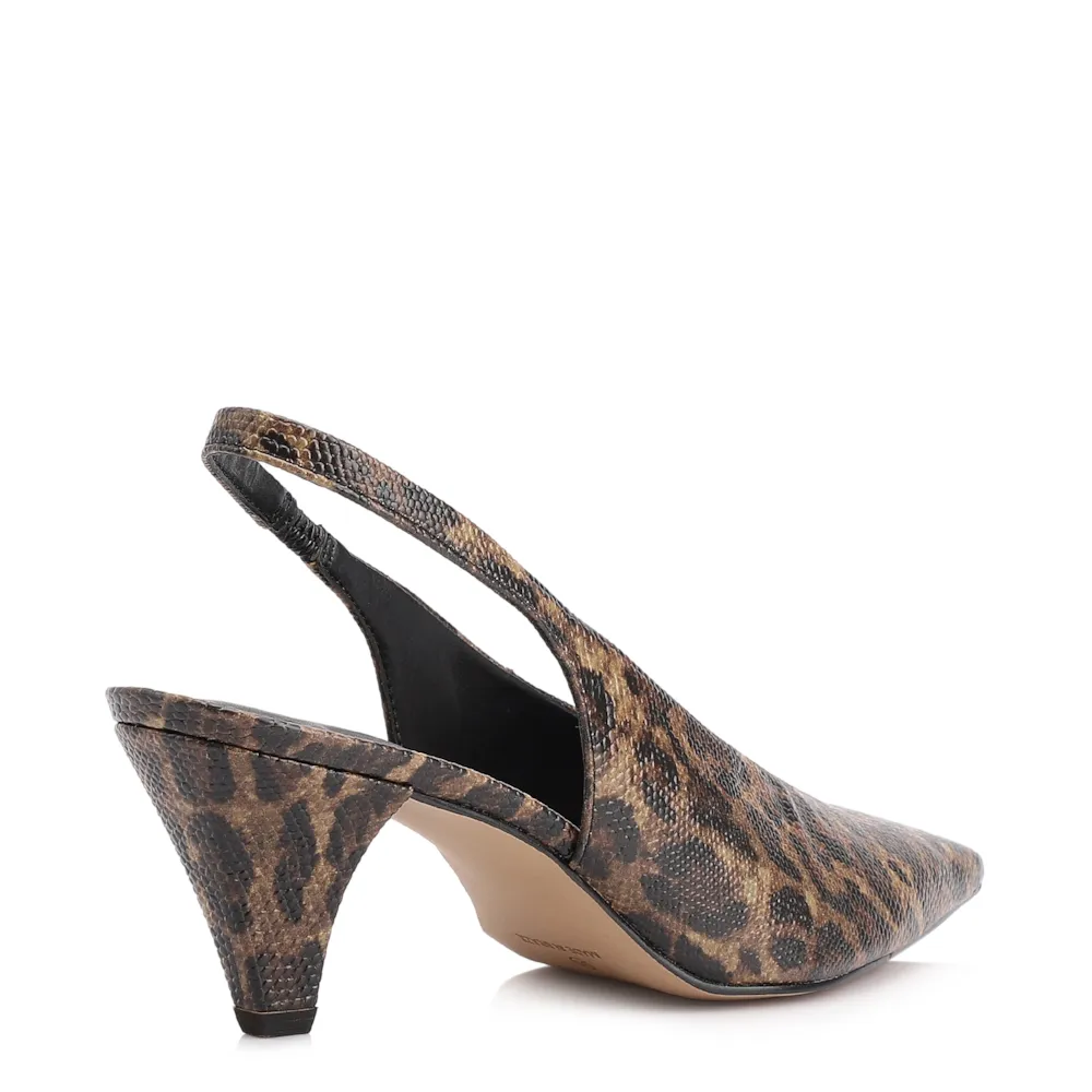 Scarpin Alt Bege/Preto - imagem 3