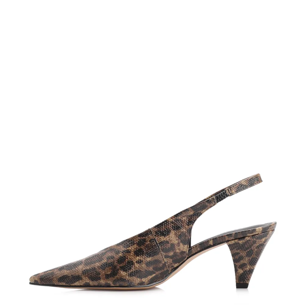 Scarpin Alt Bege/Preto - imagem 4