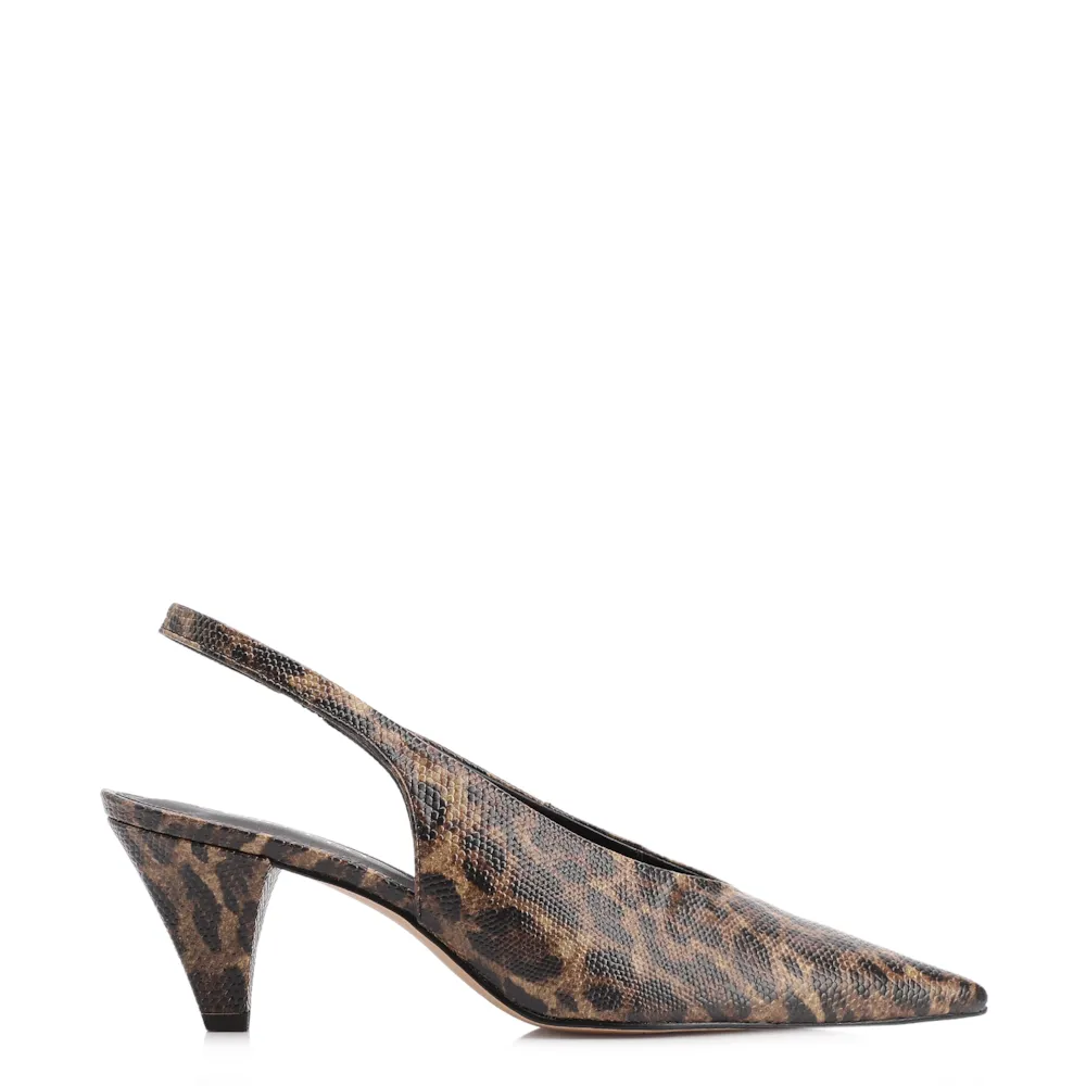 Scarpin Alt Bege/Preto - imagem 2