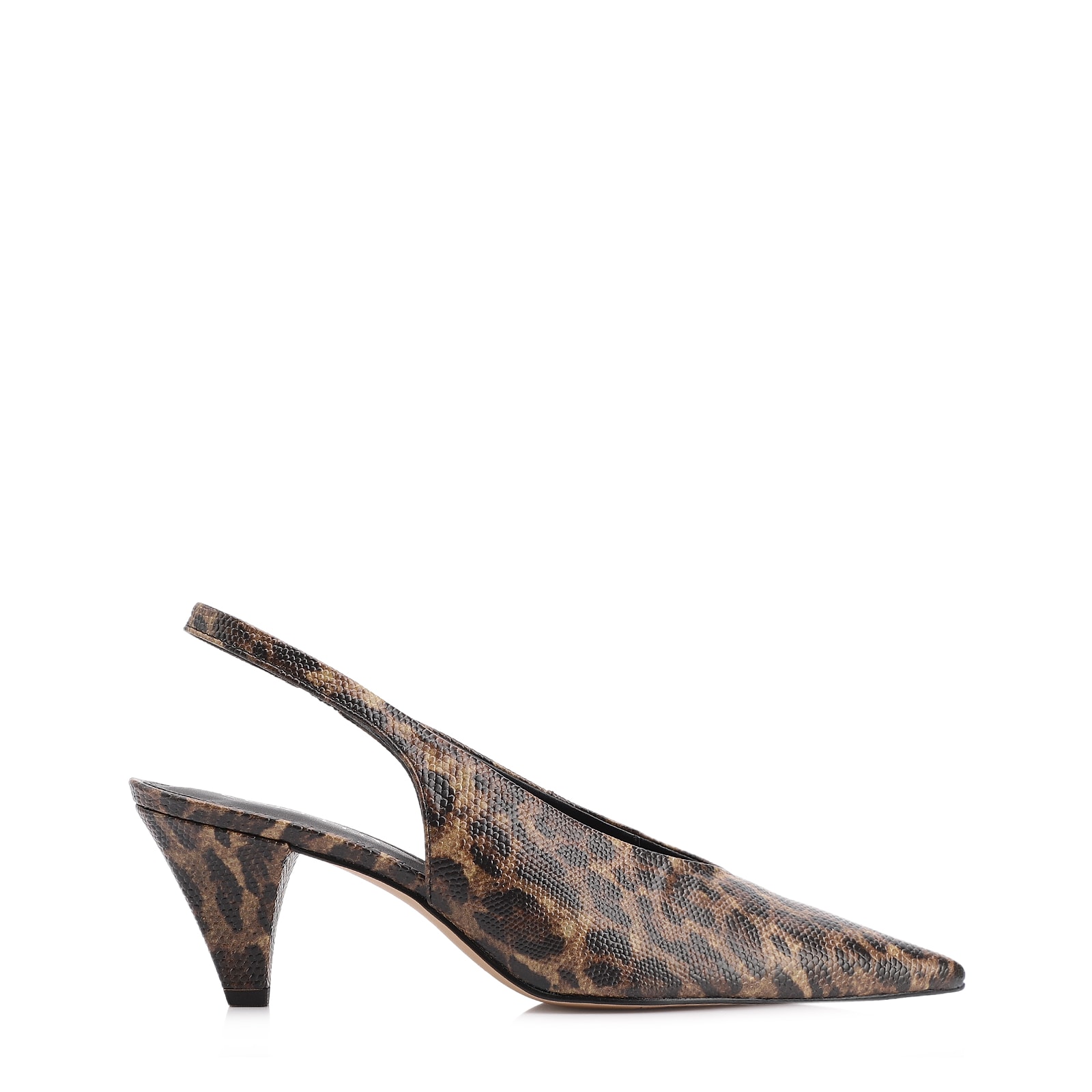 Scarpin Alt Bege/Preto