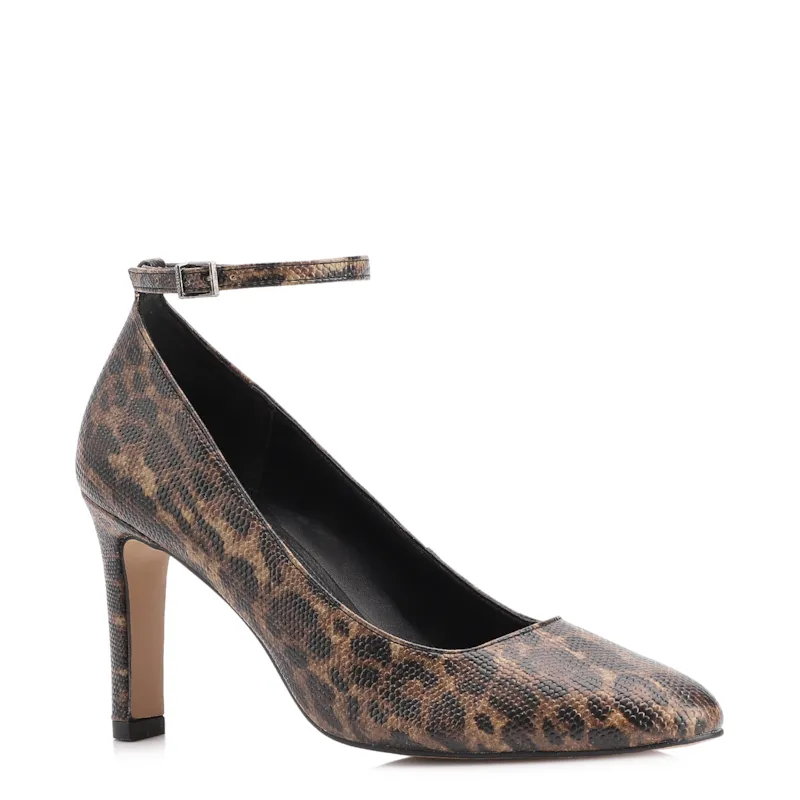 Scarpin Alt Bege/Preto
