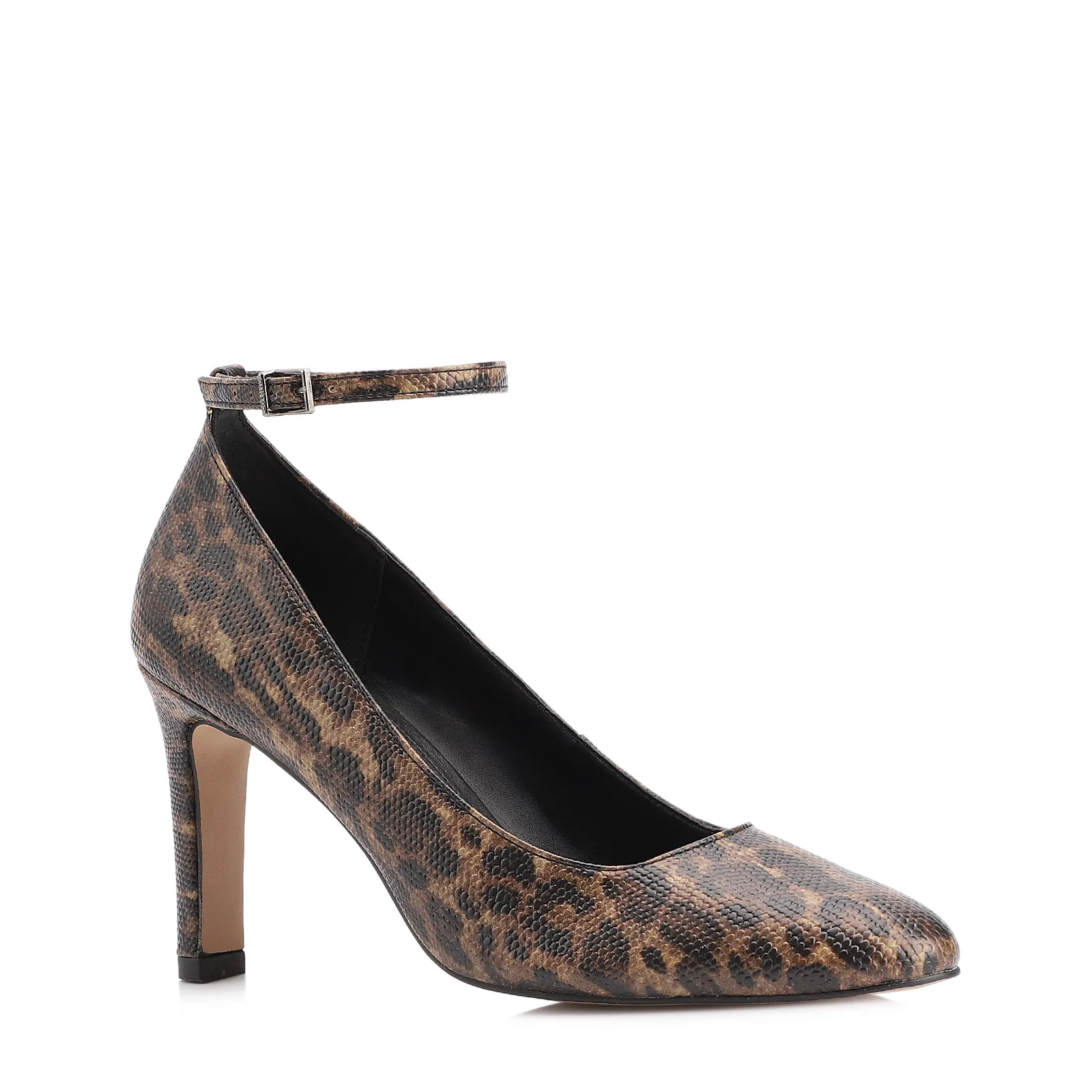 Scarpin Alt Bege/Preto