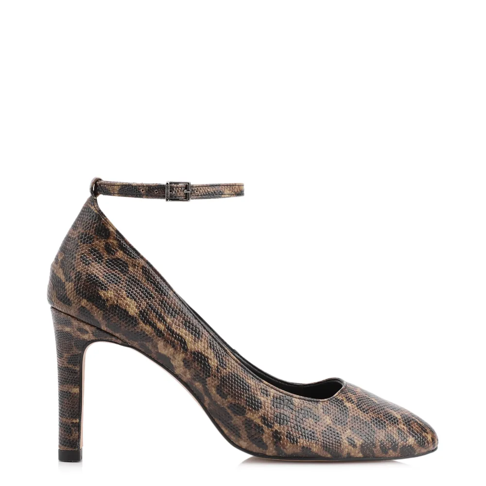 Scarpin Alt Bege/Preto - imagem 2