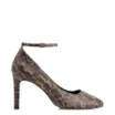 Scarpin Alt Bege/Preto - imagem 2