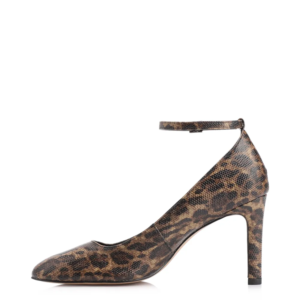 Scarpin Alt Bege/Preto - imagem 4