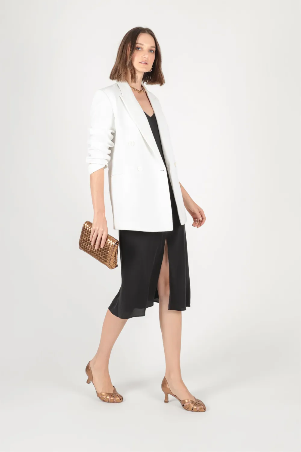 Scarpin Alt Bronze - imagem 8