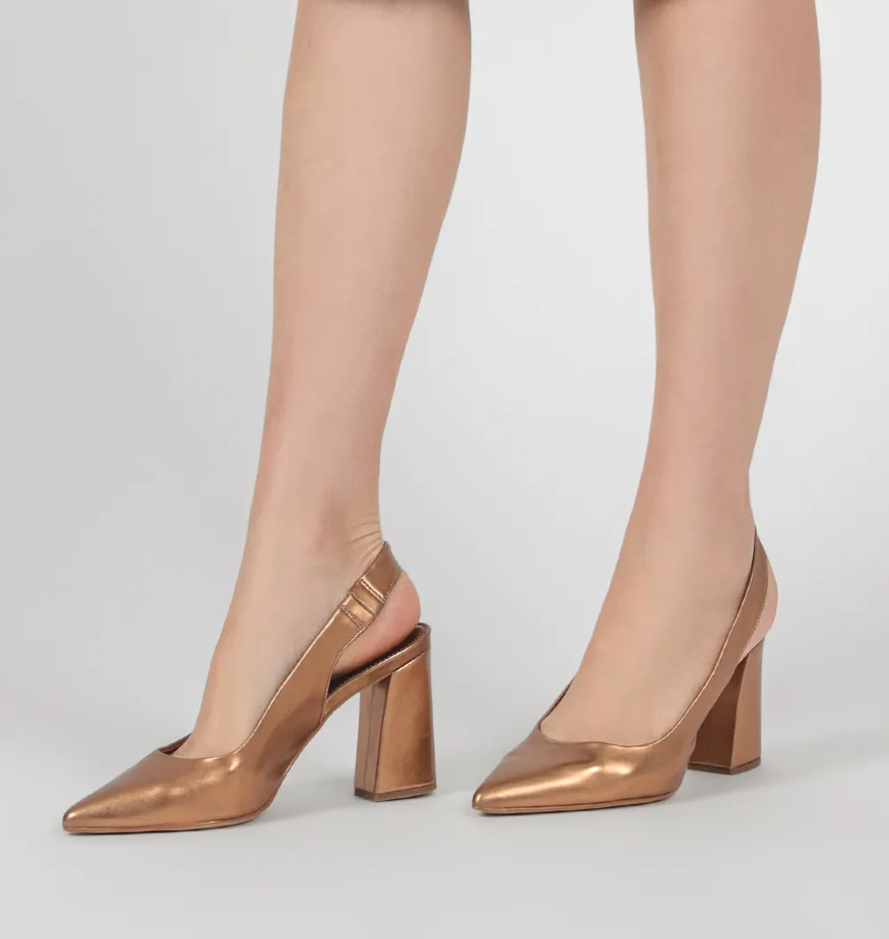 Scarpin Alt Bronze - imagem 2