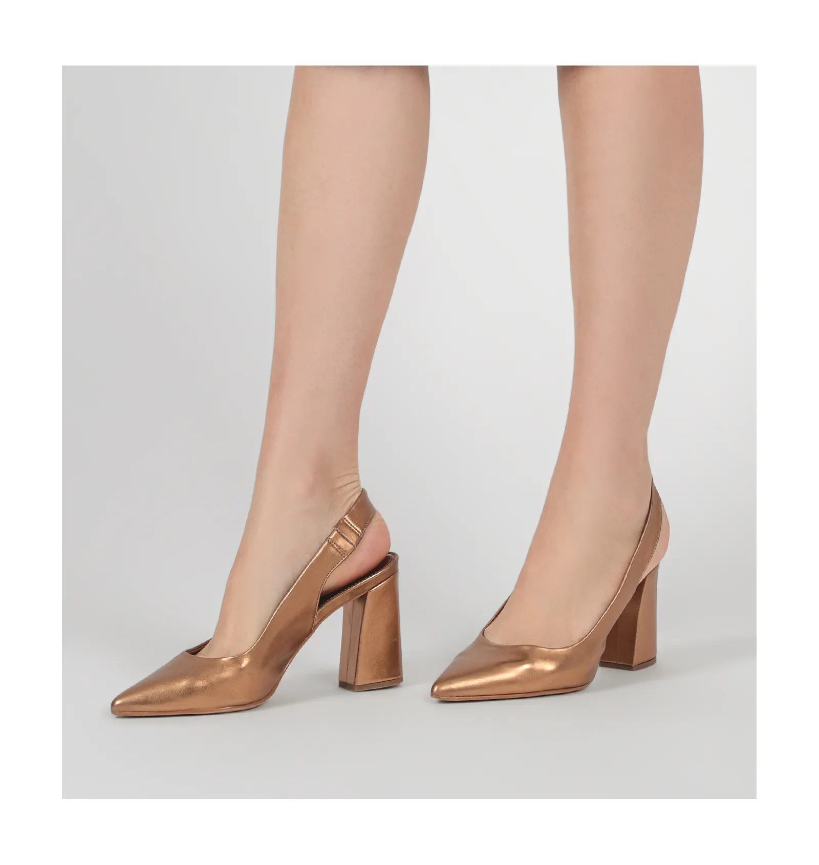 Scarpin Alt Bronze