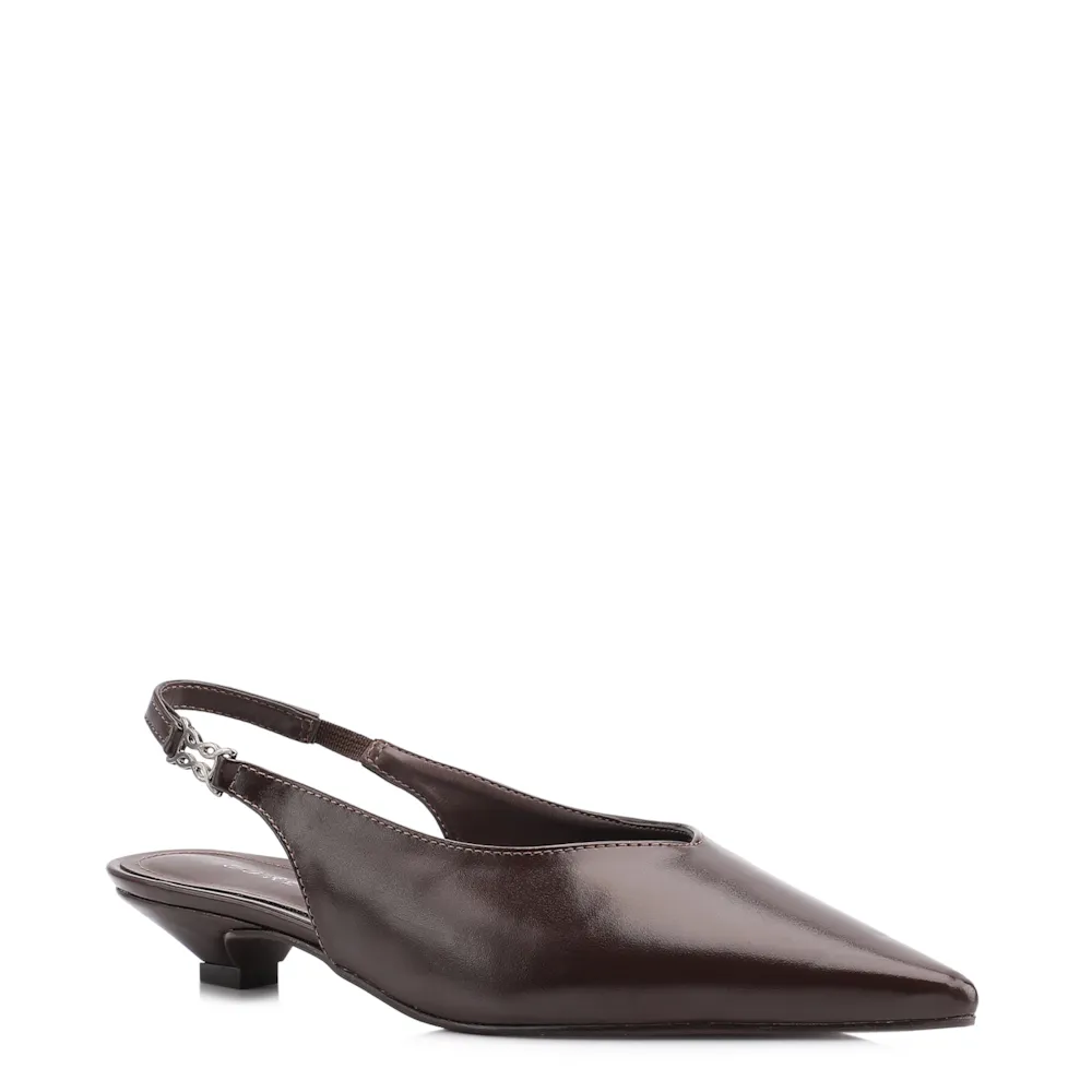 Scarpin Alt Marrom Escuro