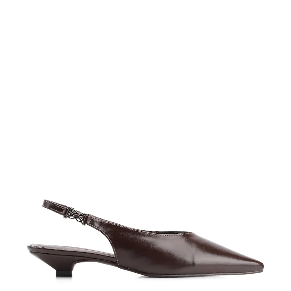 Scarpin Alt Marrom Escuro - imagem 3