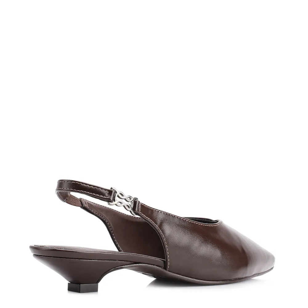 Scarpin Alt Marrom Escuro - imagem 4