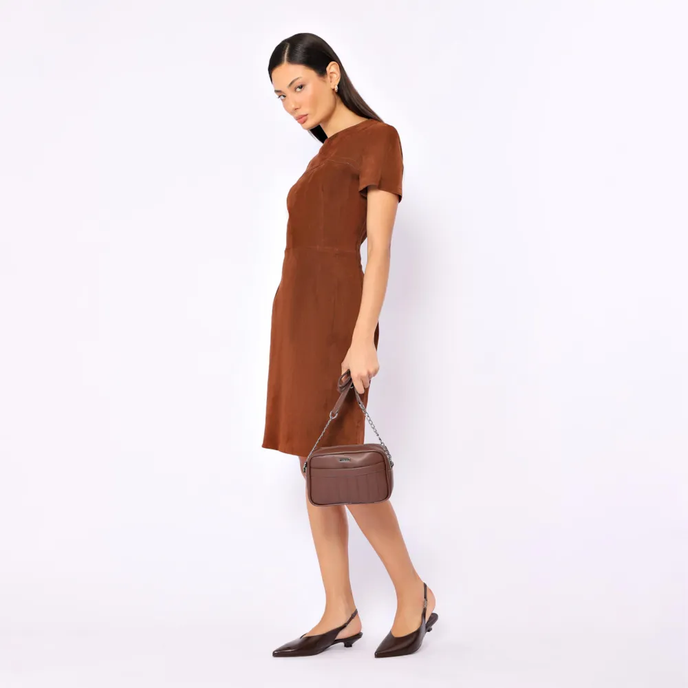 Scarpin Alt Marrom Escuro - imagem 9