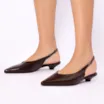 Scarpin Alt Marrom Escuro - imagem 2