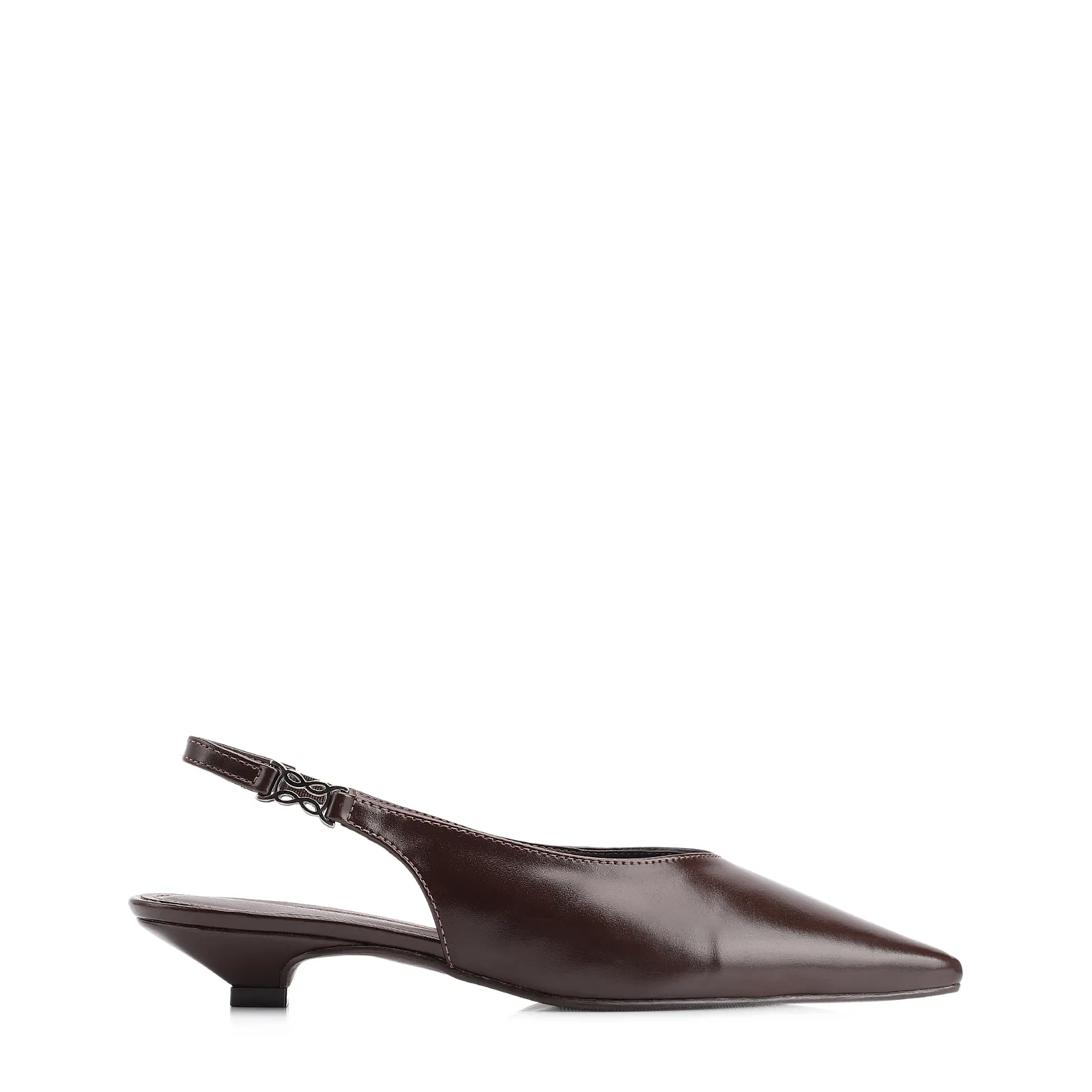 Scarpin Alt Marrom Escuro