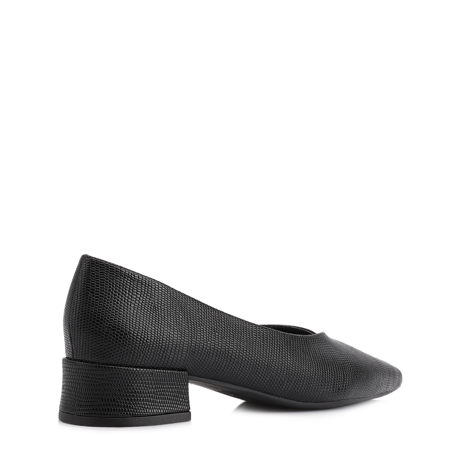 Scarpin Alt New Lezard Preto