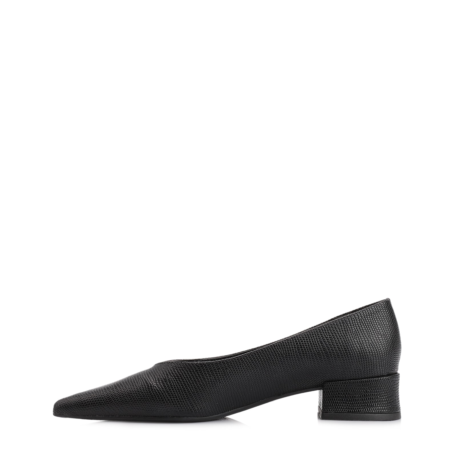 Scarpin Alt New Lezard Preto