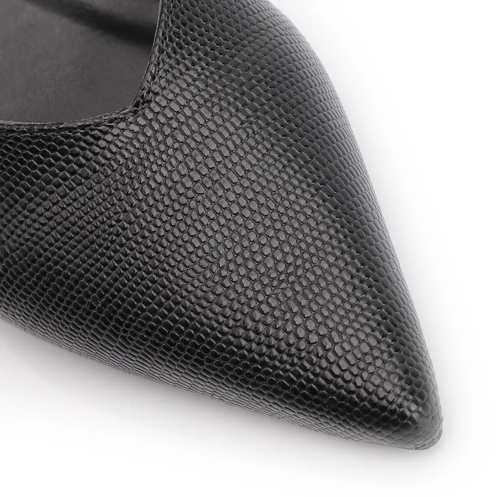 Scarpin Alt New Lezard Preto - imagem 6