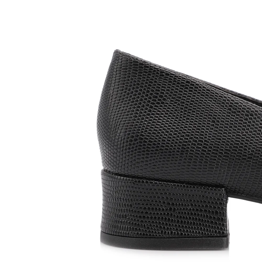 Scarpin Alt New Lezard Preto - imagem 7