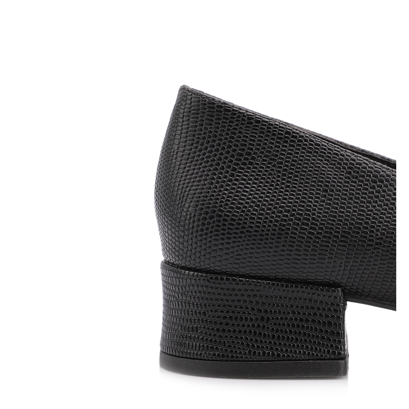 Scarpin Alt New Lezard Preto
