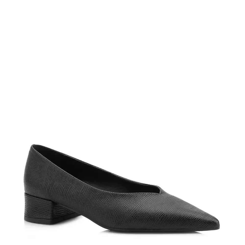 Scarpin Alt New Lezard Preto