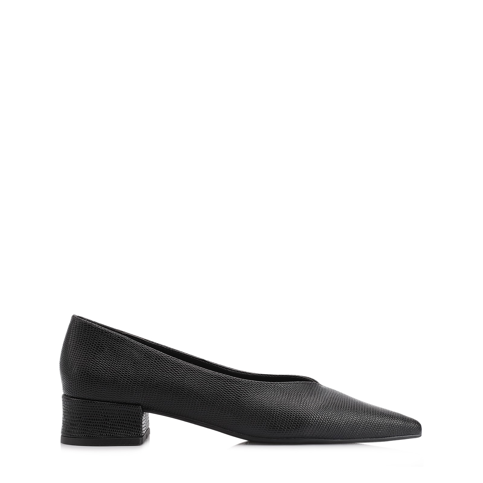 Scarpin Alt New Lezard Preto