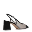 Scarpin Alt Nobuck Preto/Tela Preta - imagem 4